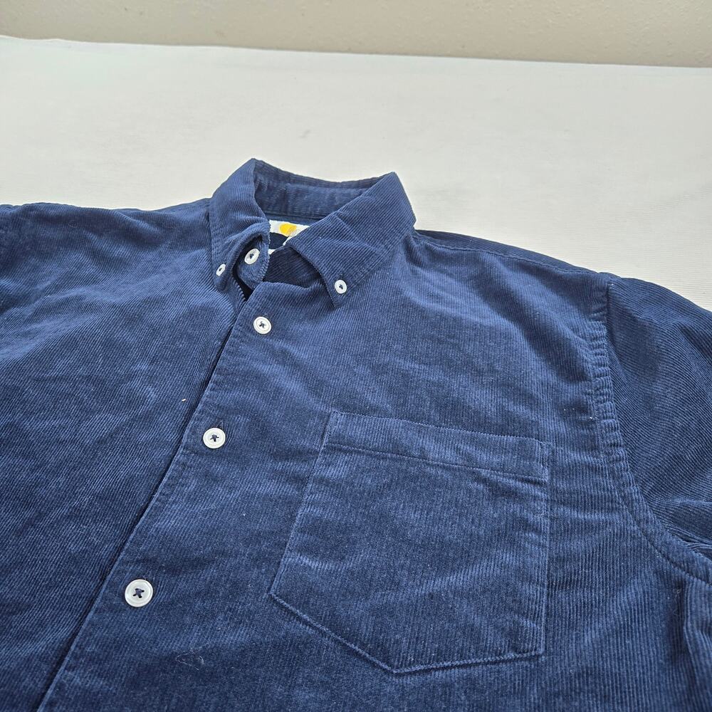 Boden Blue Long Sleeve Button Up Shirt Regular Fit Men's Size Medium